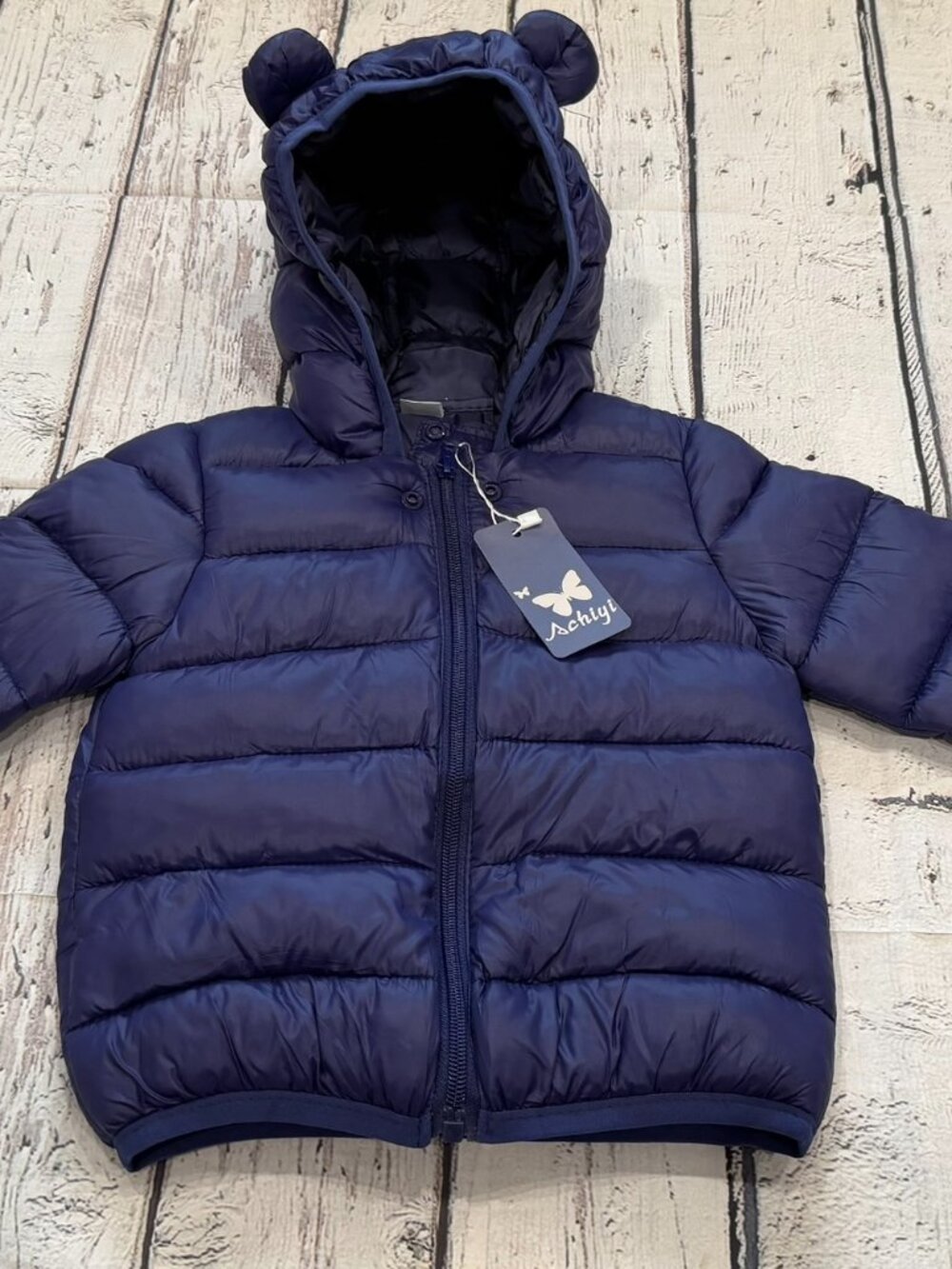 Achiyi baby boy puffer jacket 90 (18-24 months old) NWT's